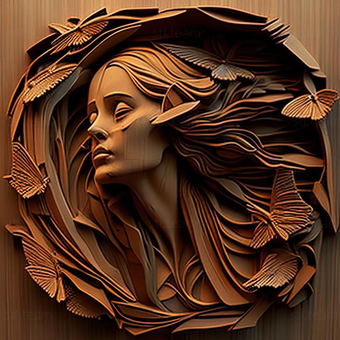 3D модель Маргарита Стубер Пірсон Американська художниця (STL)